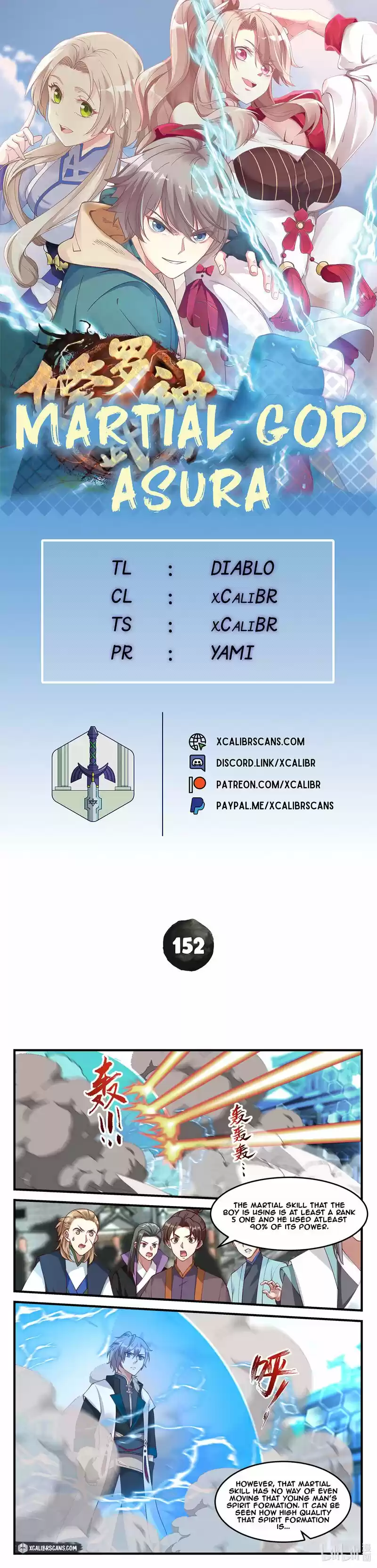 Martial God Asura Chapter 152
