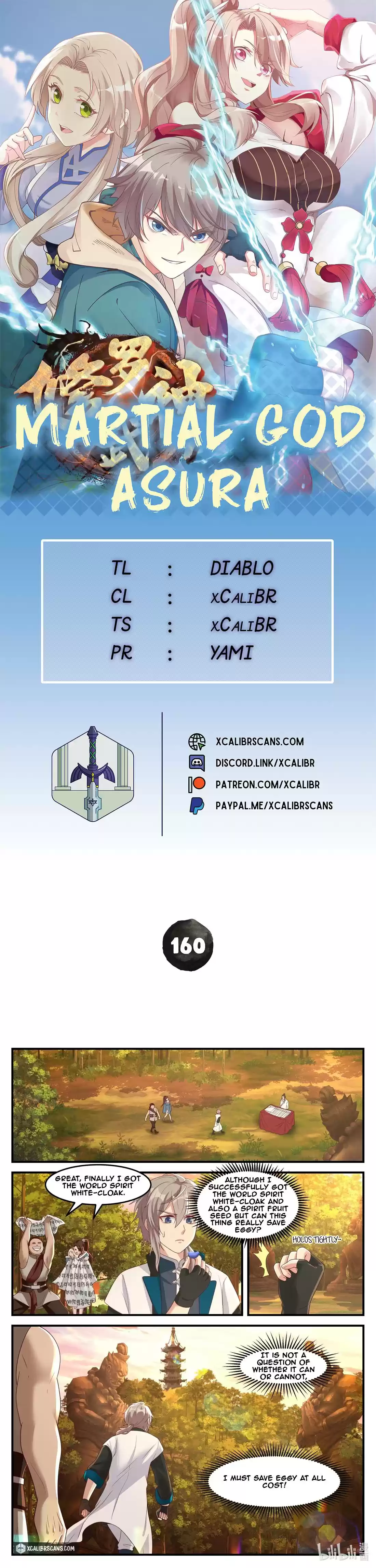 Martial God Asura Chapter 160