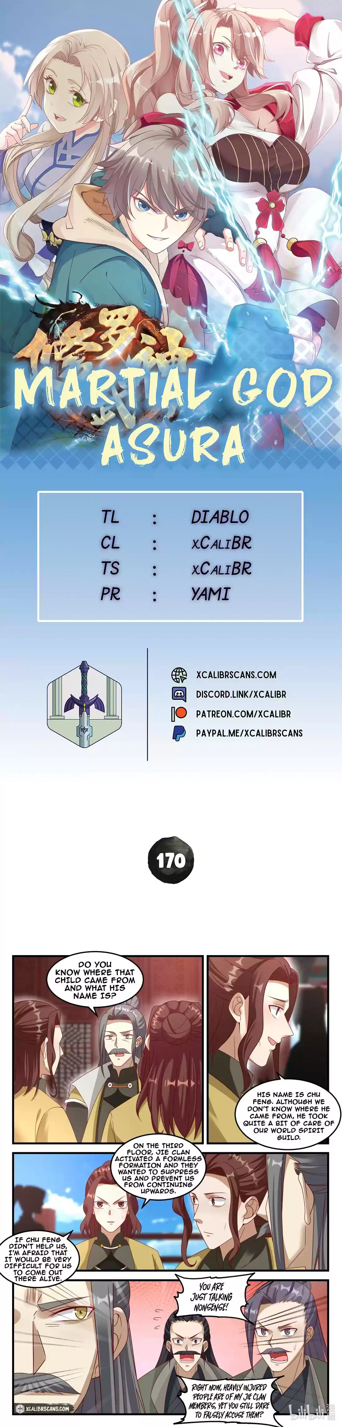 Martial God Asura Chapter 170