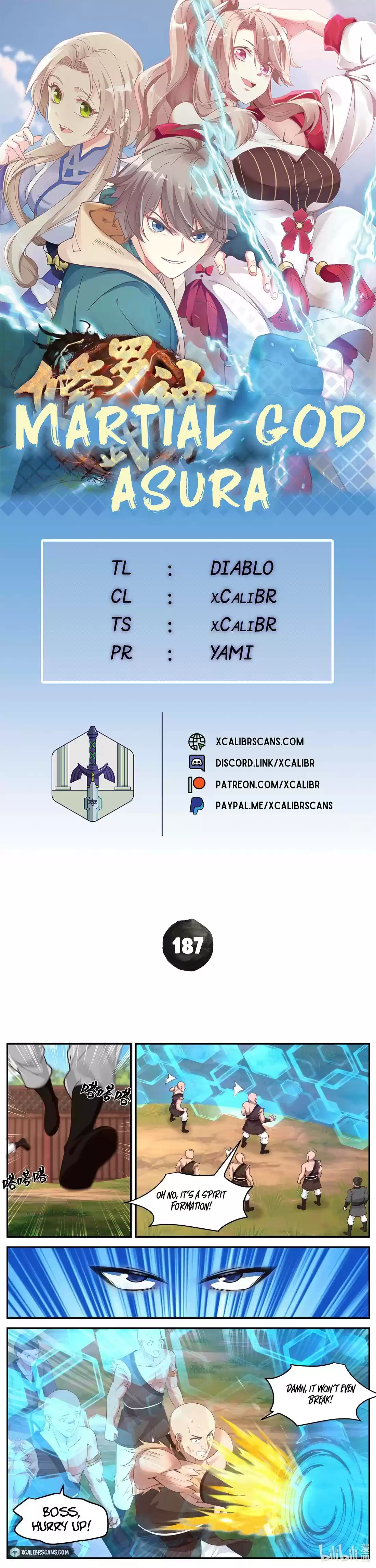 Martial God Asura Chapter 187