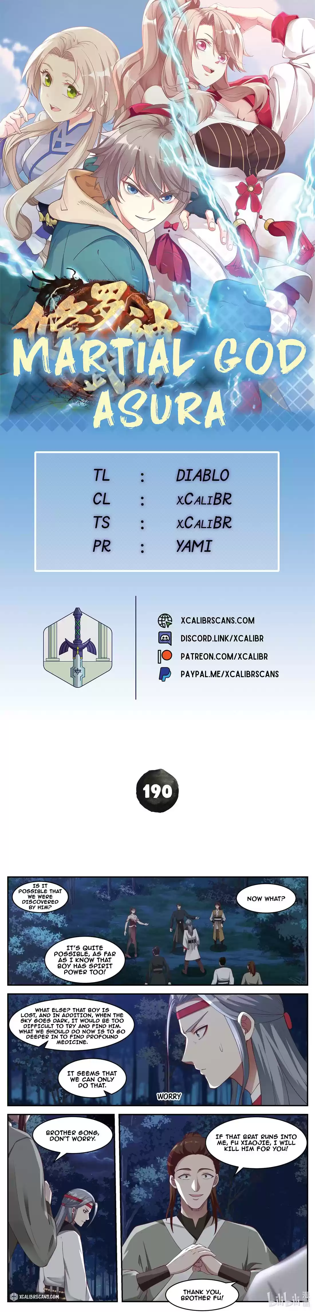 Martial God Asura Chapter 190
