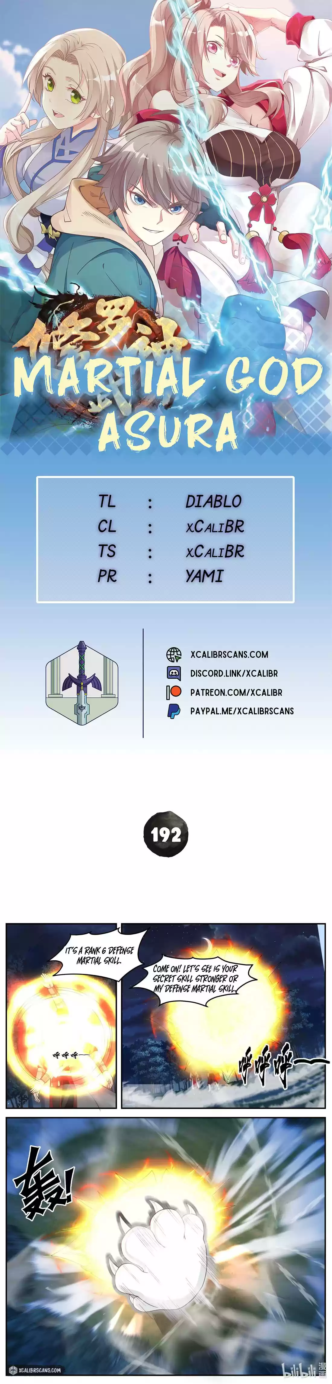 Martial God Asura Chapter 192