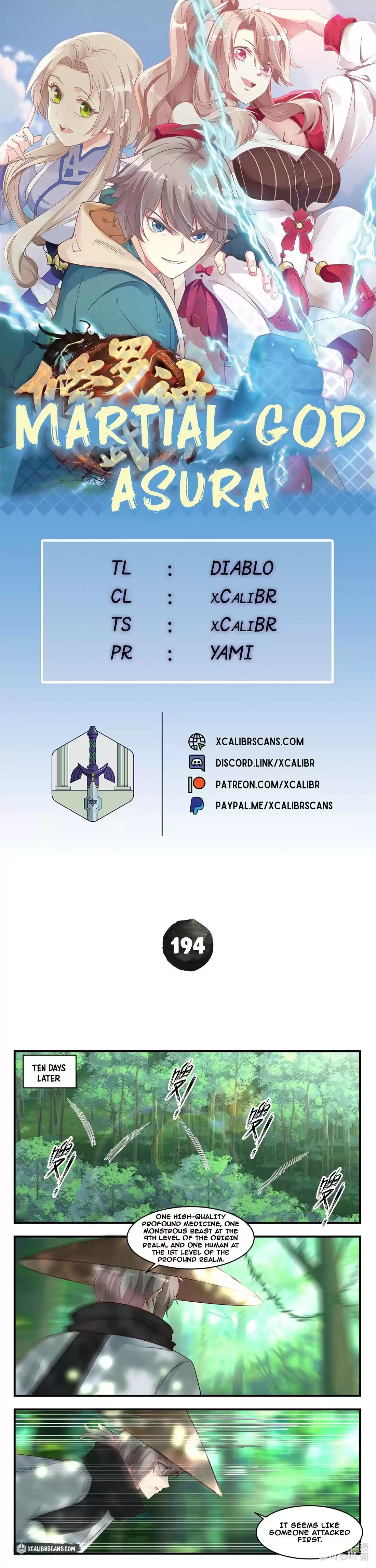 Martial God Asura Chapter 194