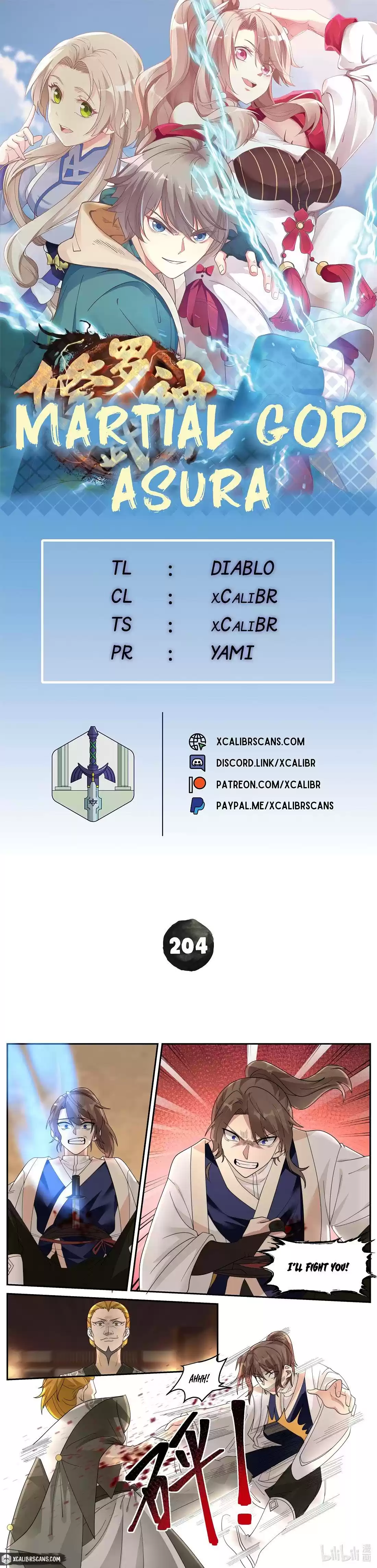 Martial God Asura Chapter 204