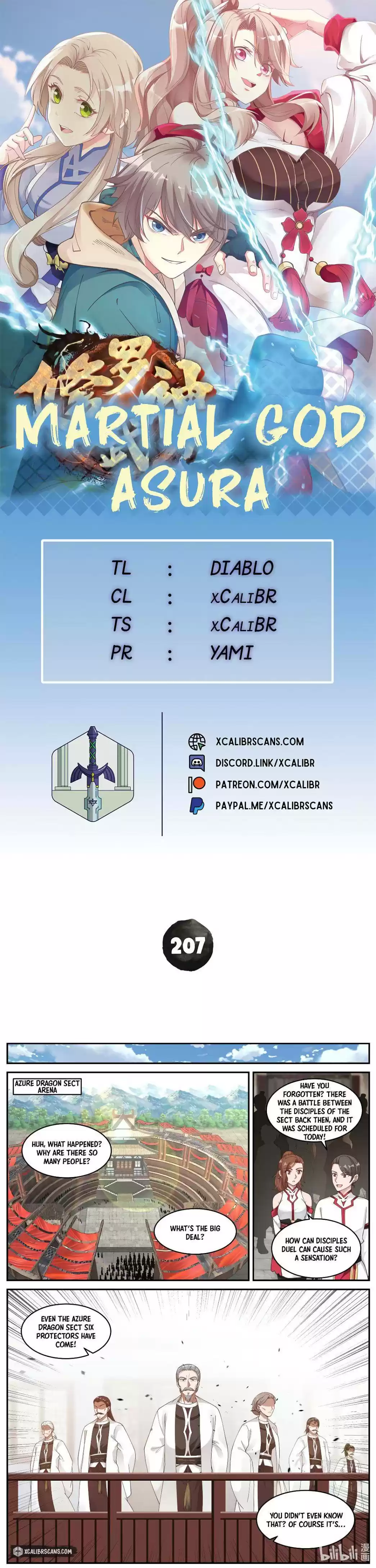 Martial God Asura Chapter 207