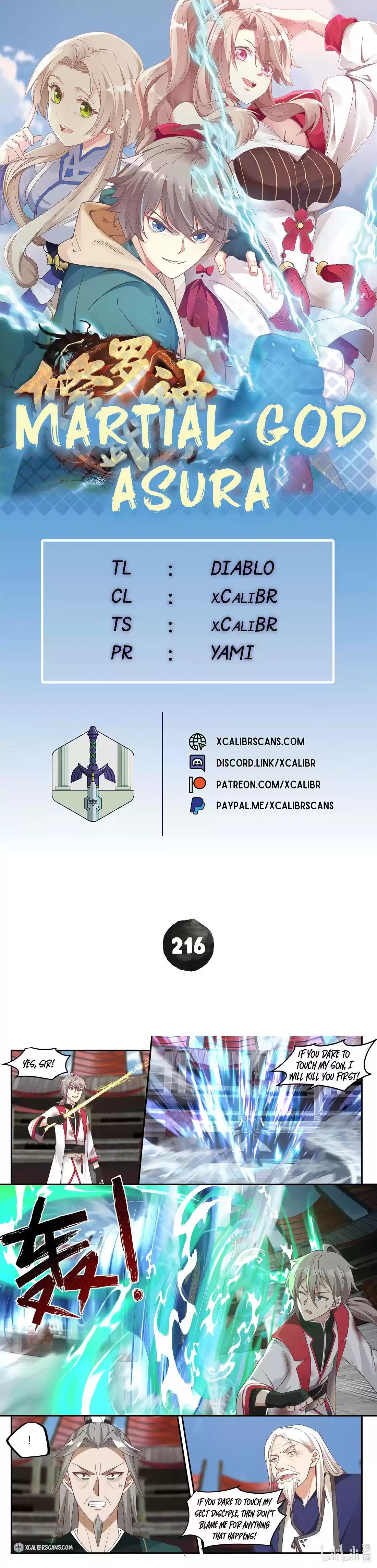 Martial God Asura Chapter 216