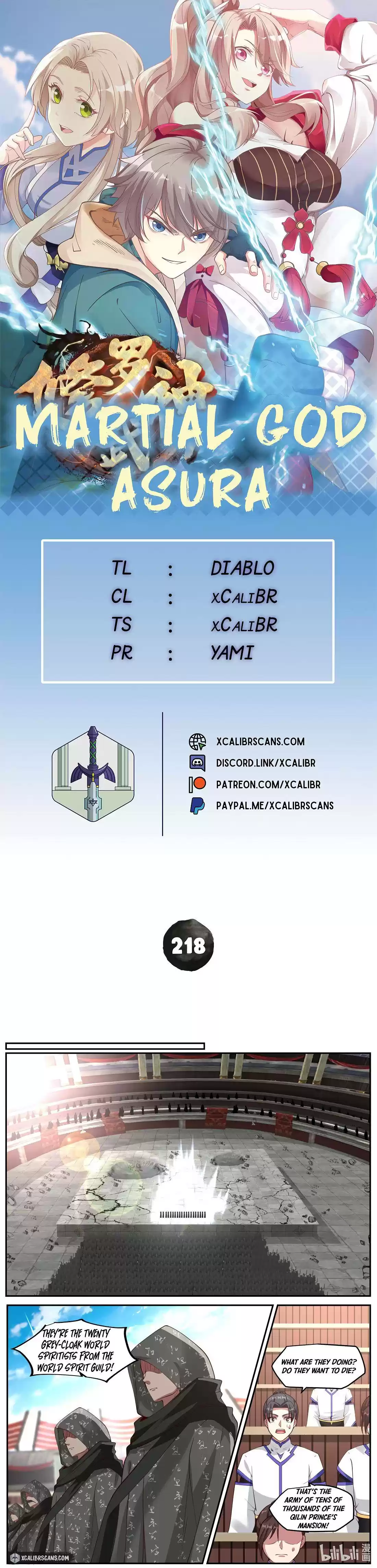 Martial God Asura Chapter 218
