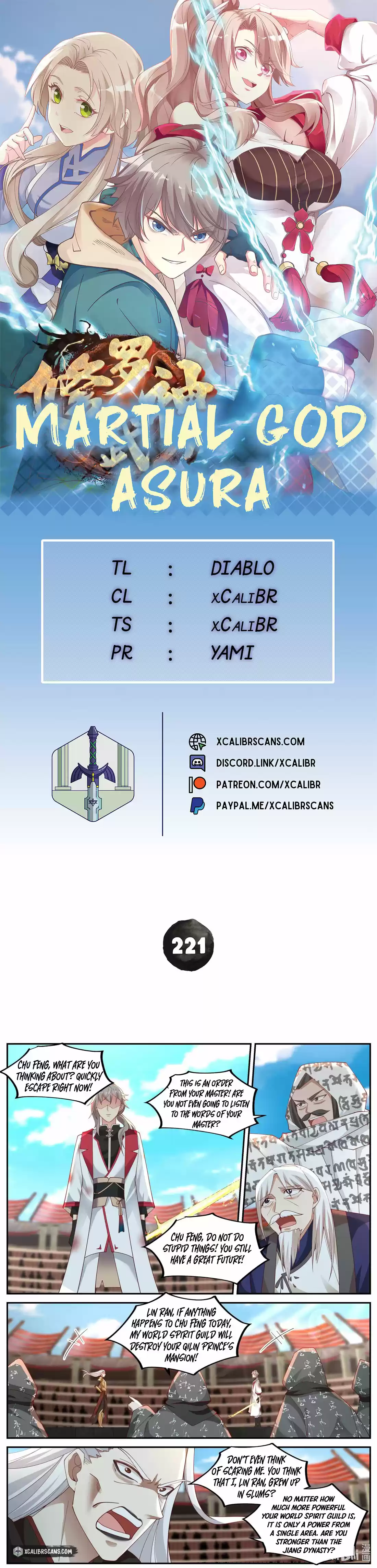 Martial God Asura Chapter 221