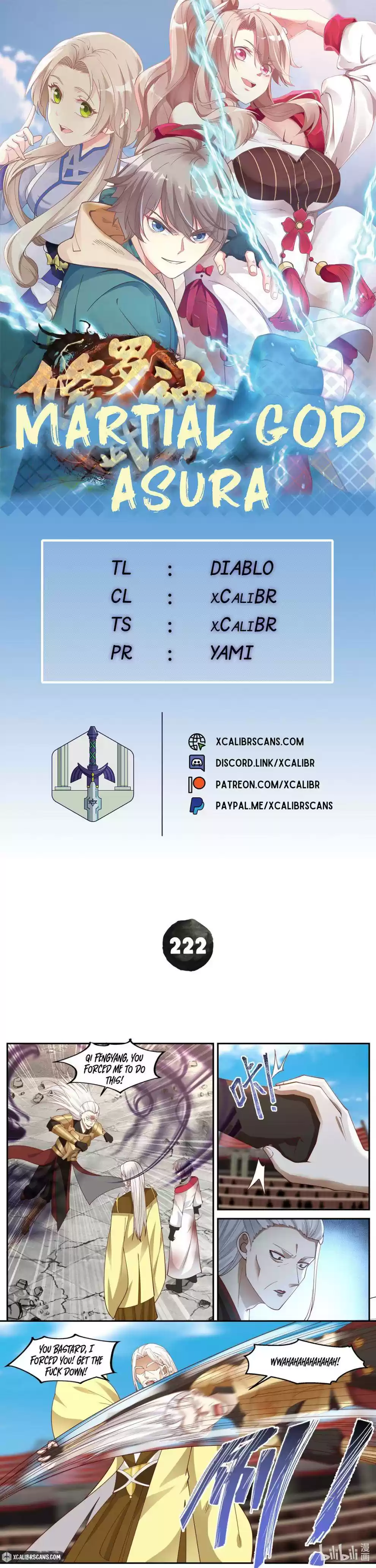 Martial God Asura Chapter 222
