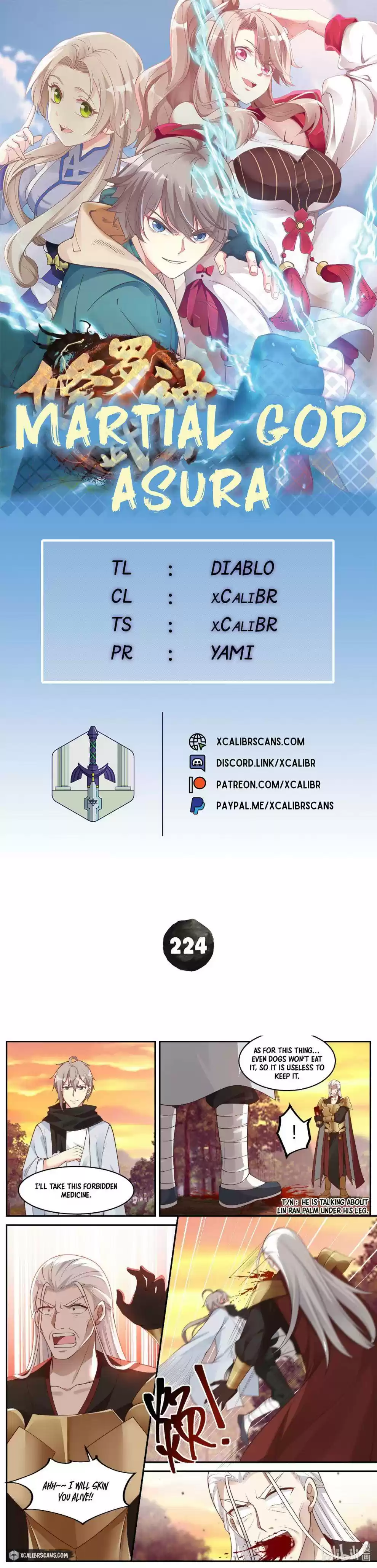 Martial God Asura Chapter 224