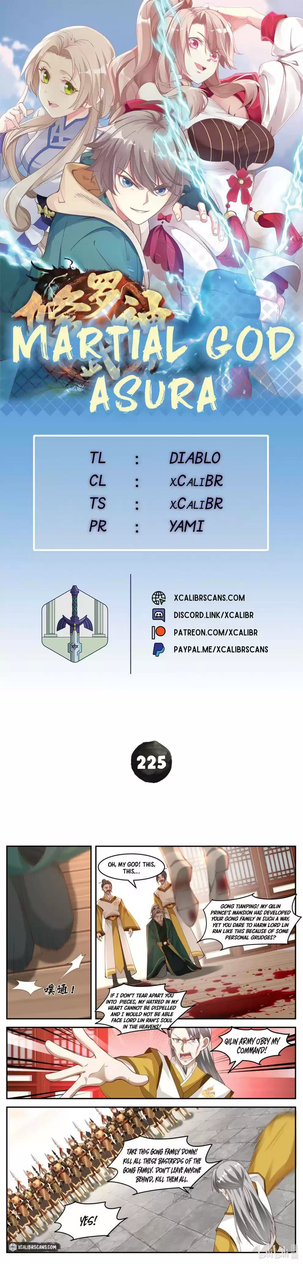 Martial God Asura Chapter 225