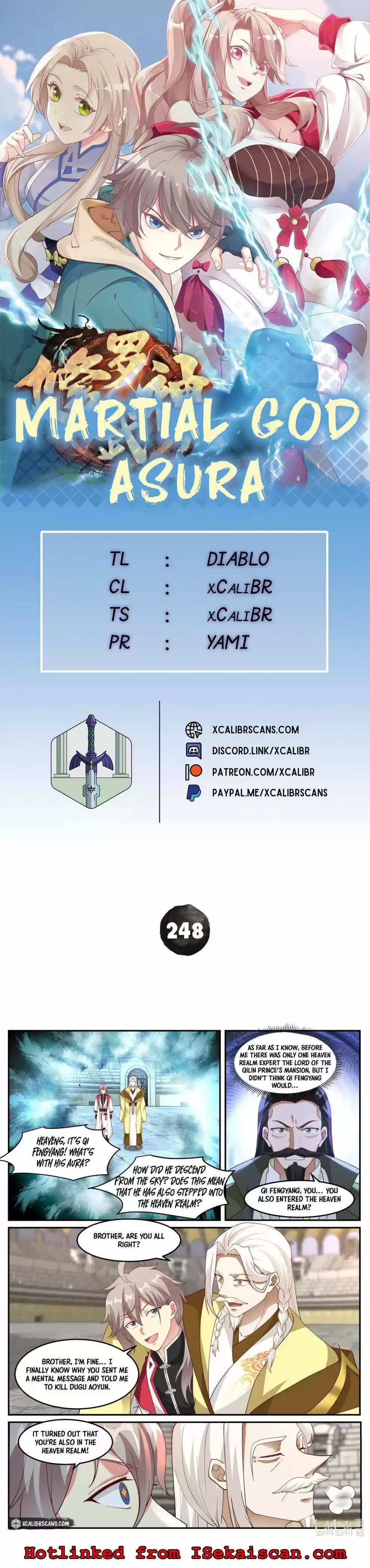 Martial God Asura Chapter 248