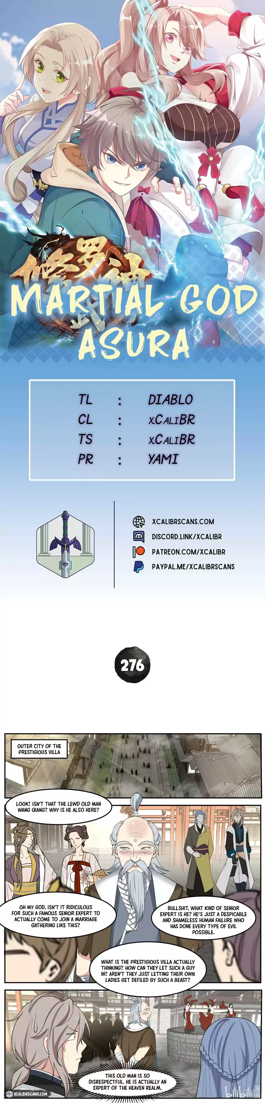 Martial God Asura Chapter 276