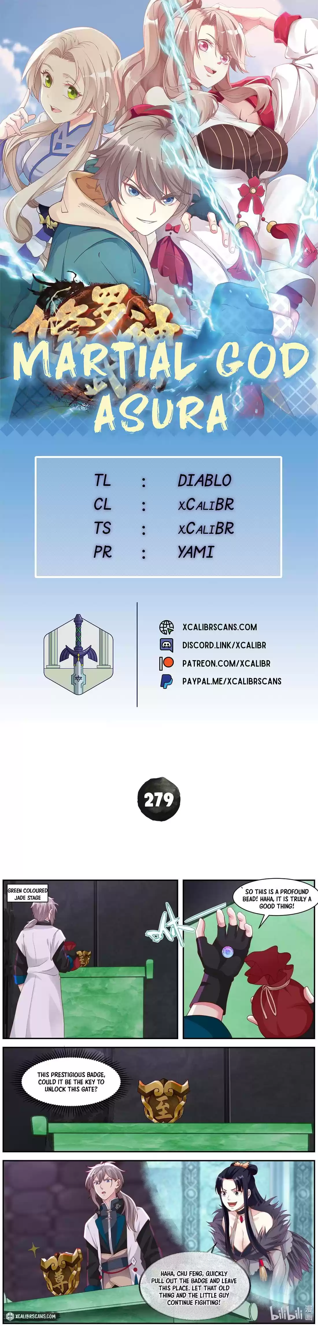 Martial God Asura Chapter 279