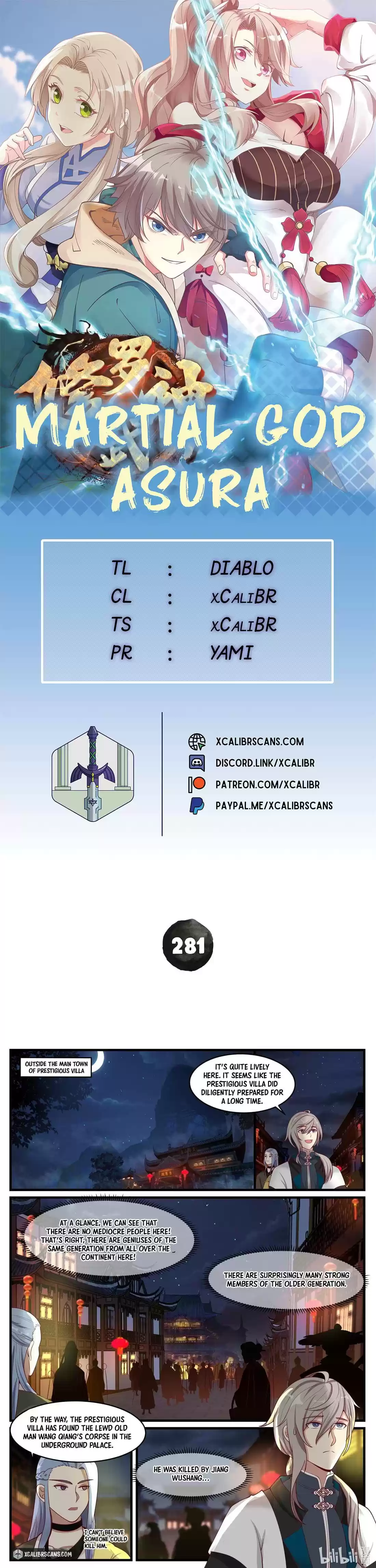 Martial God Asura Chapter 281