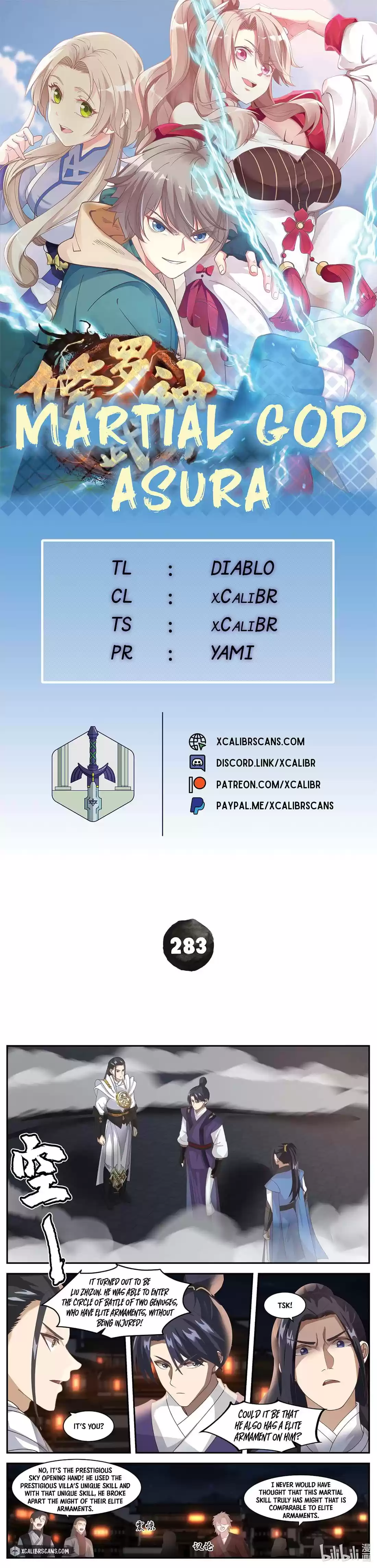 Martial God Asura Chapter 283