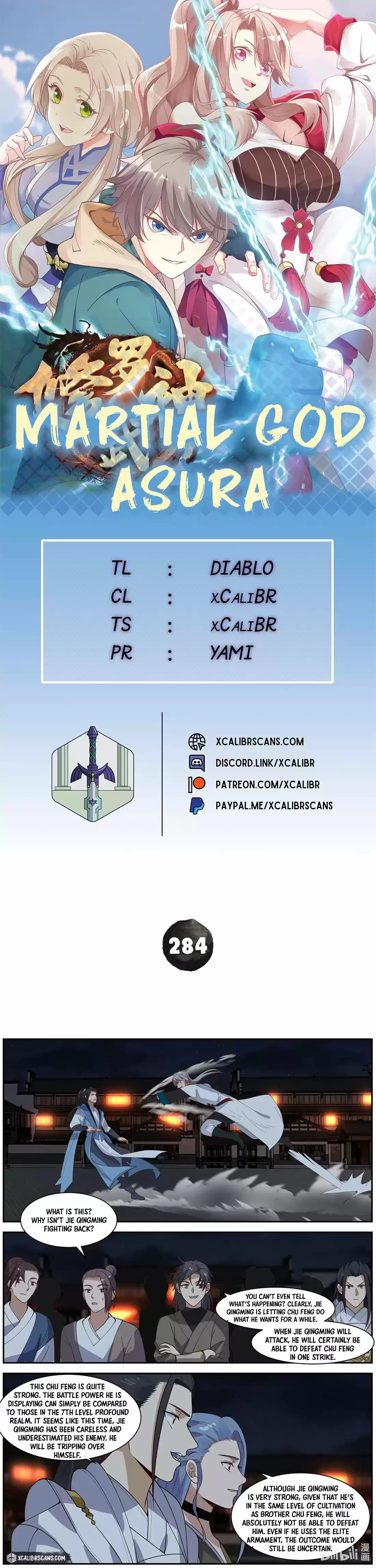 Martial God Asura Chapter 284