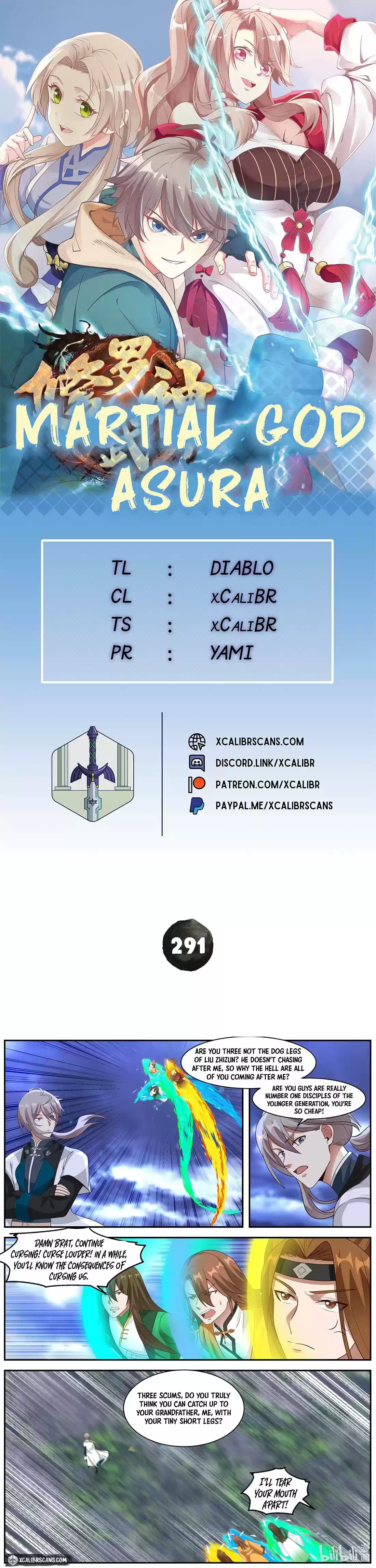 Martial God Asura Chapter 291