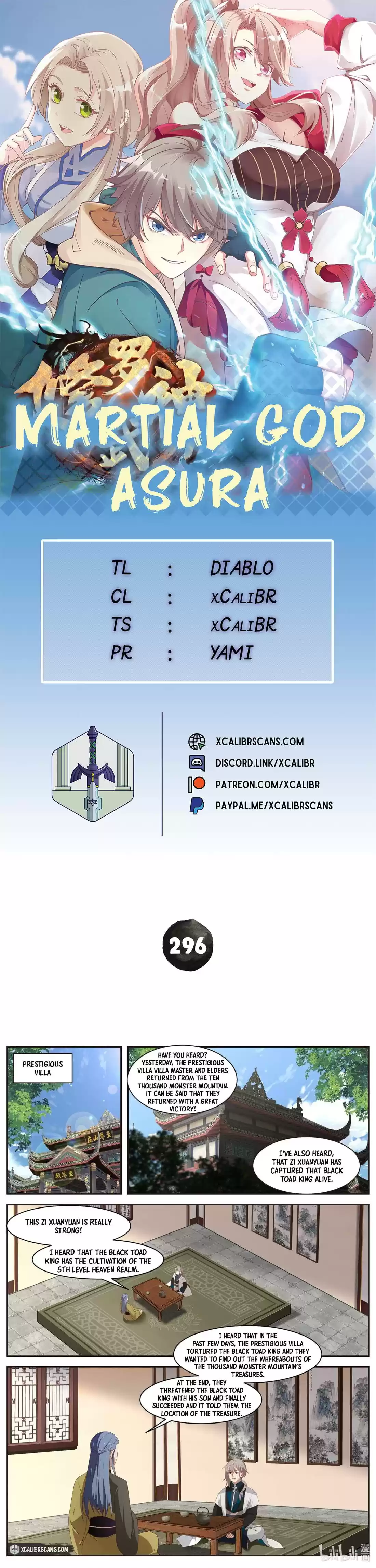 Martial God Asura Chapter 296