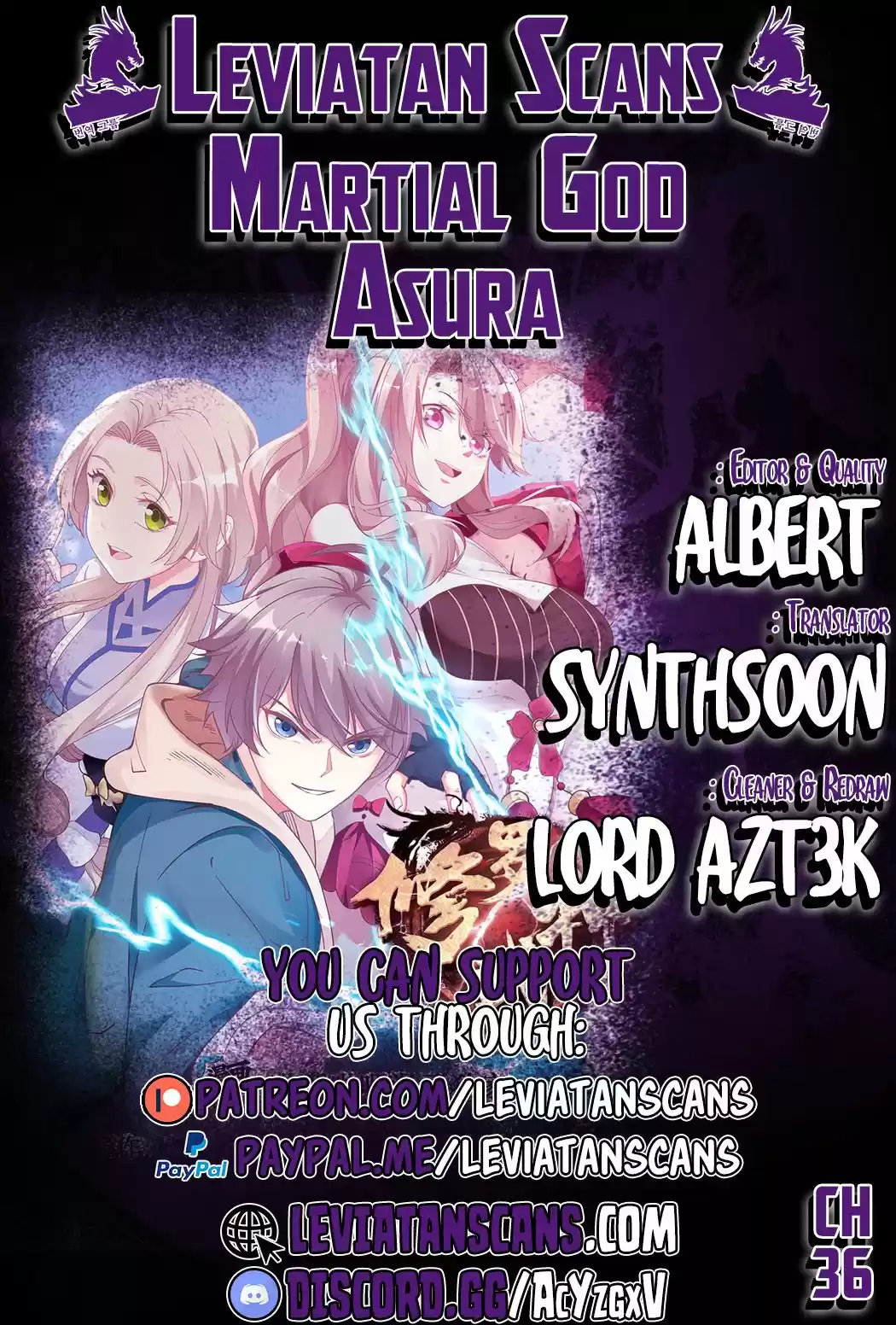 Martial God Asura Chapter 36