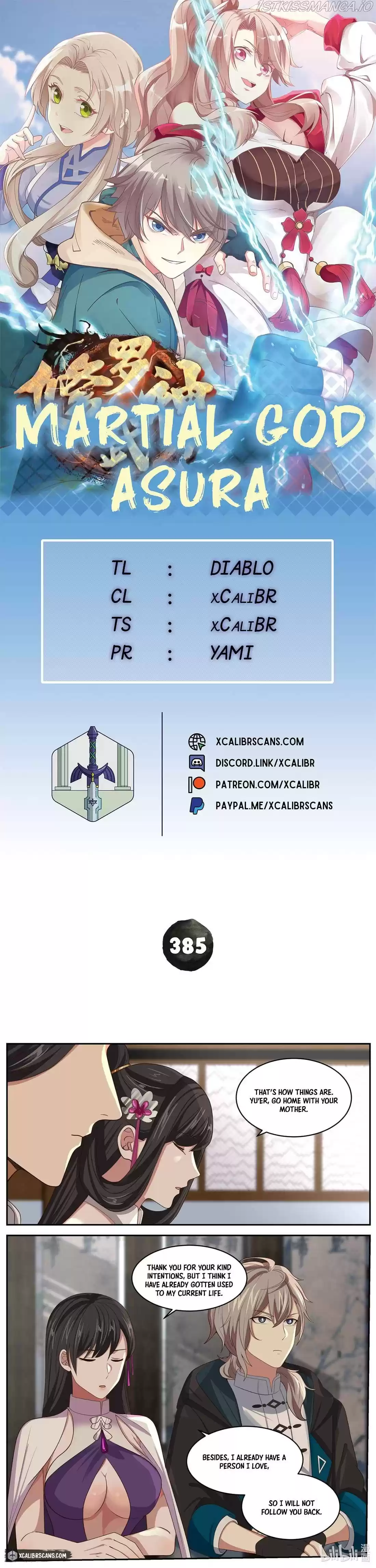 Martial God Asura Chapter 385
