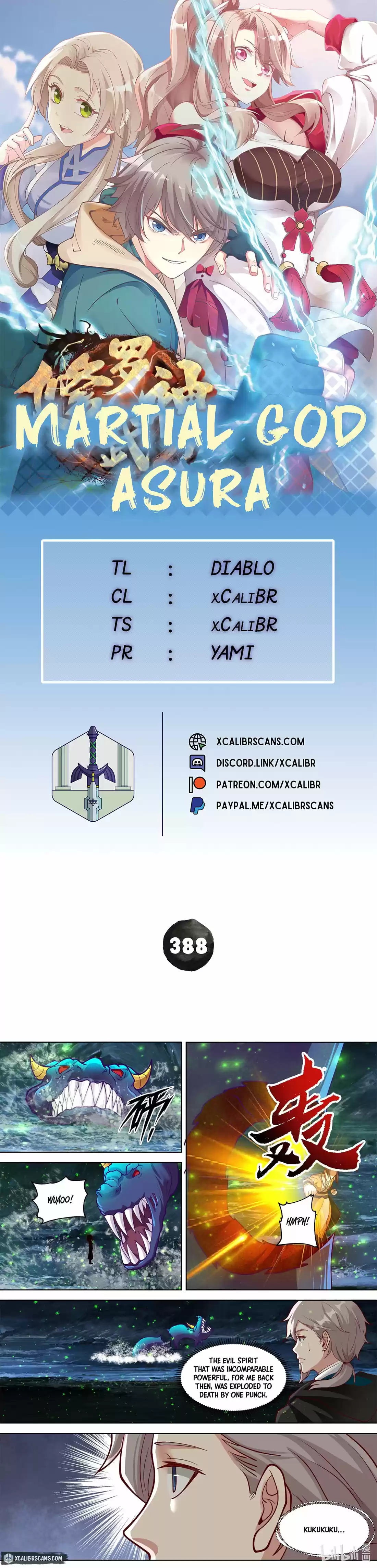 Martial God Asura Chapter 388
