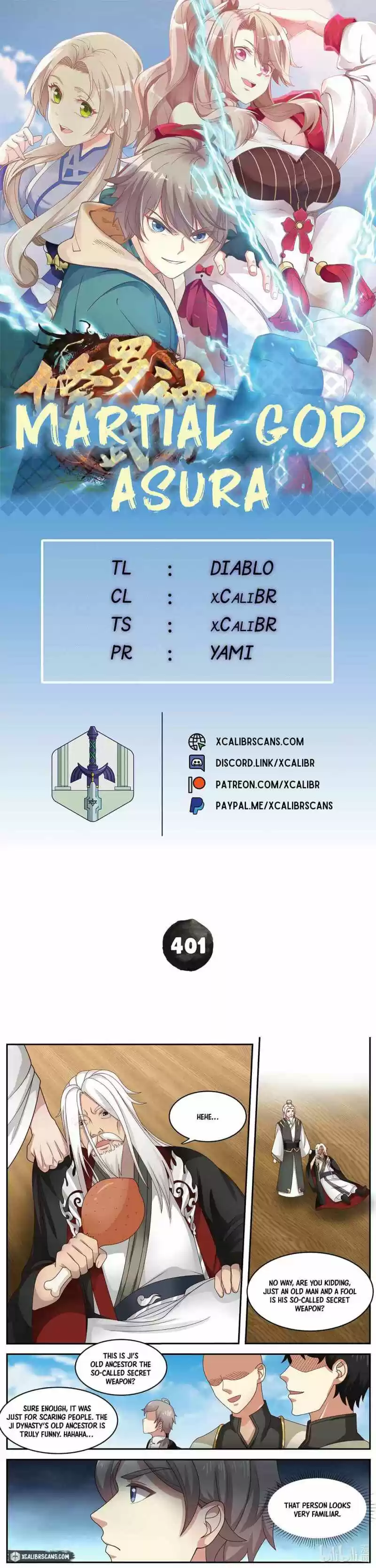 Martial God Asura Chapter 401