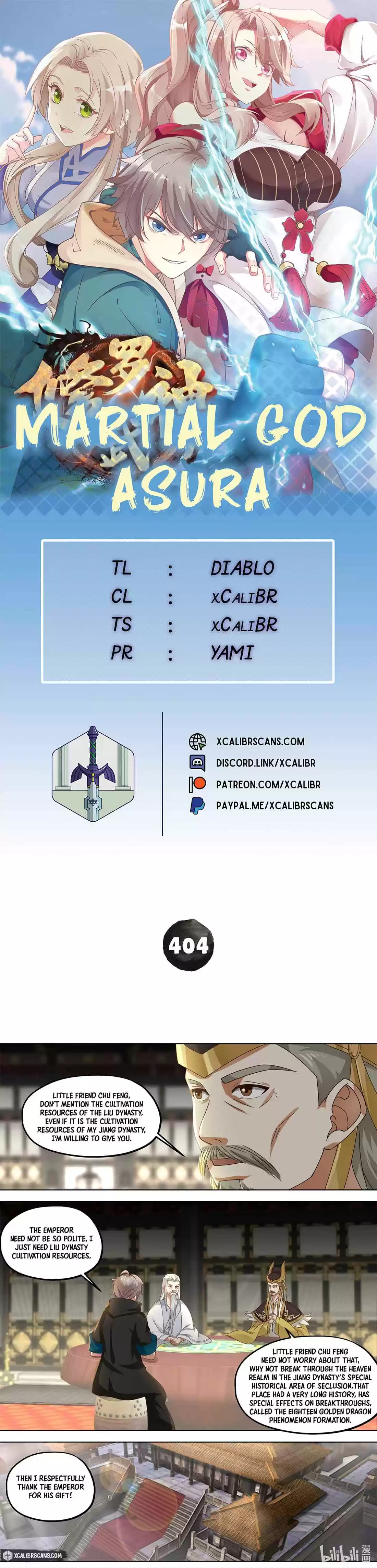 Martial God Asura Chapter 404