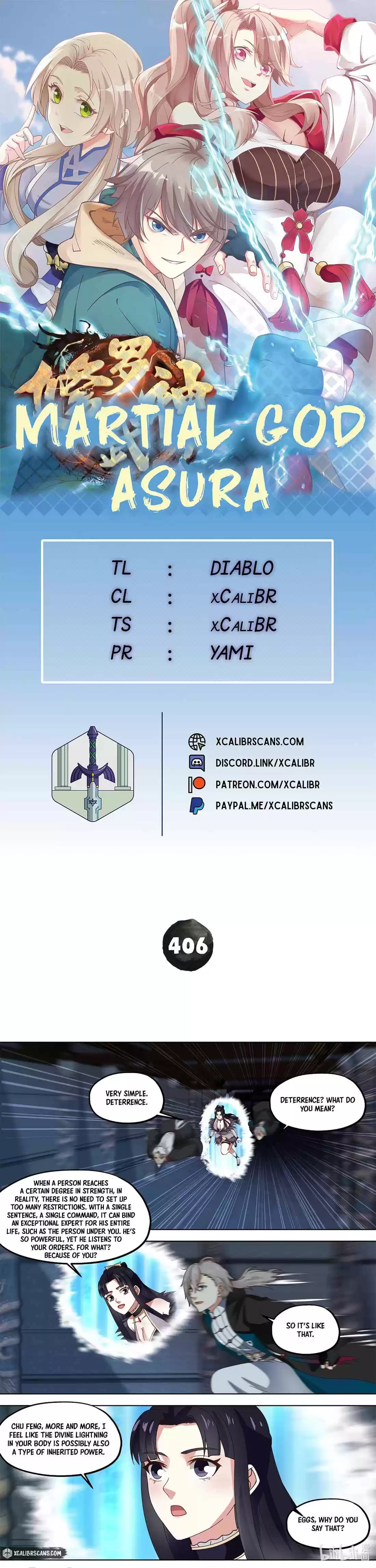 Martial God Asura Chapter 406