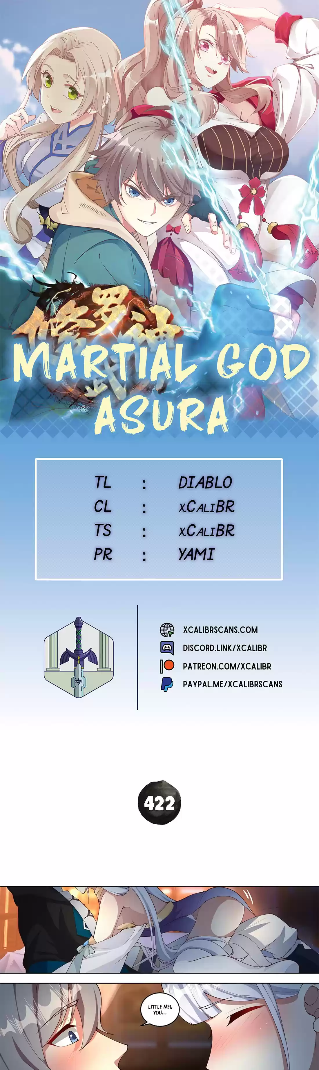 Martial God Asura Chapter 422