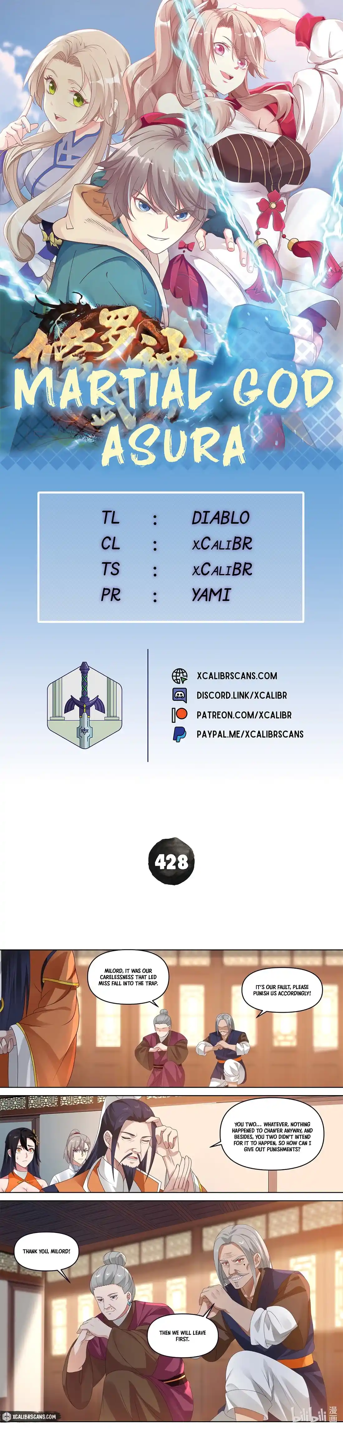 Martial God Asura Chapter 428