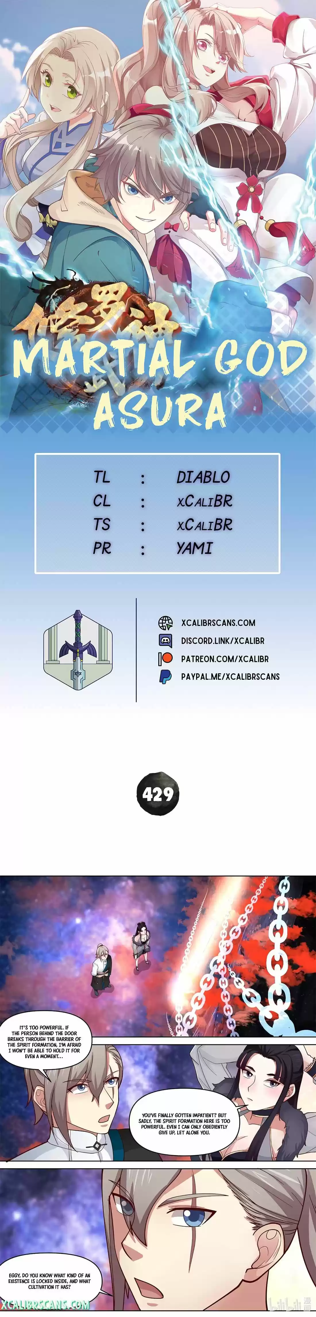 Martial God Asura Chapter 429