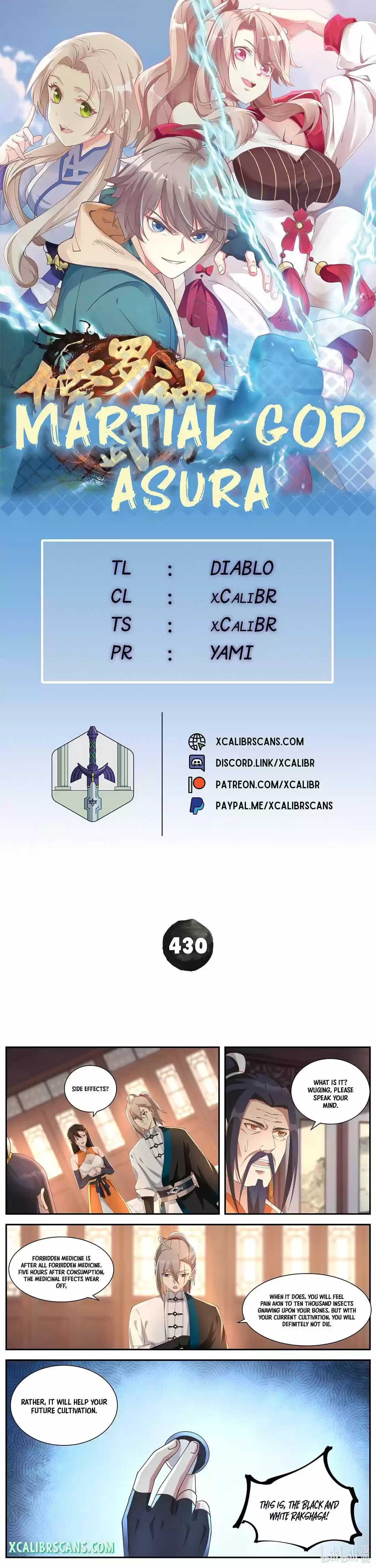 Martial God Asura Chapter 430