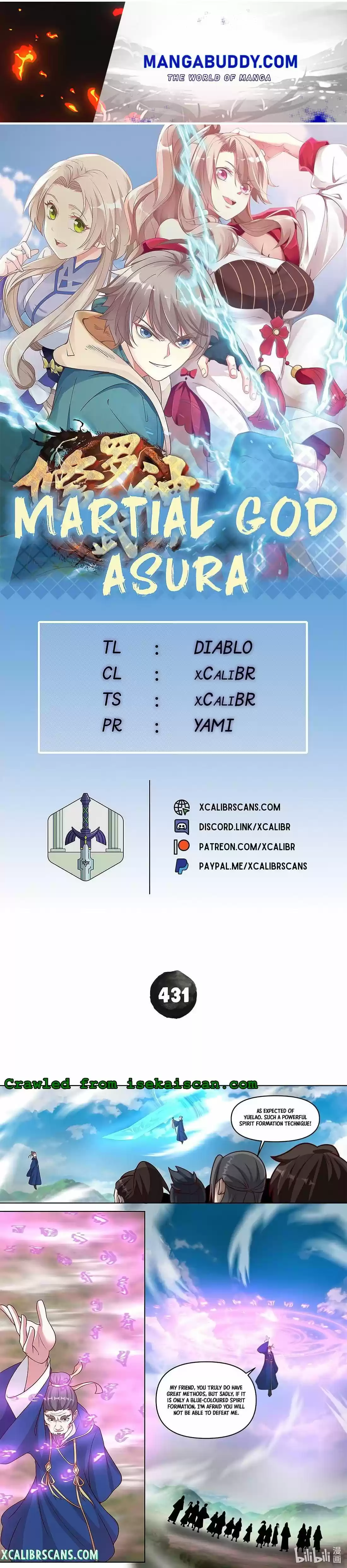 Martial God Asura Chapter 431