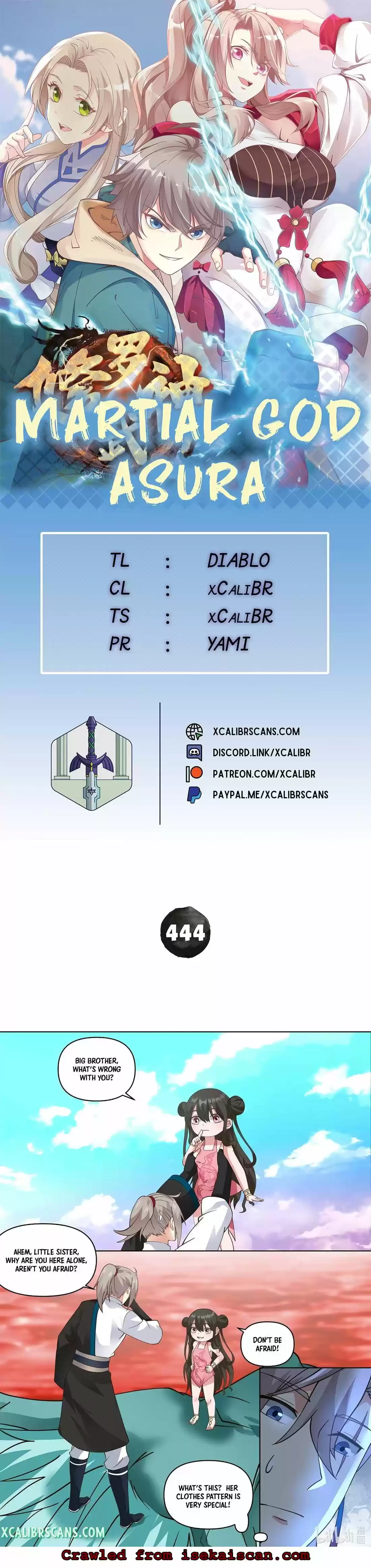 Martial God Asura Chapter 444