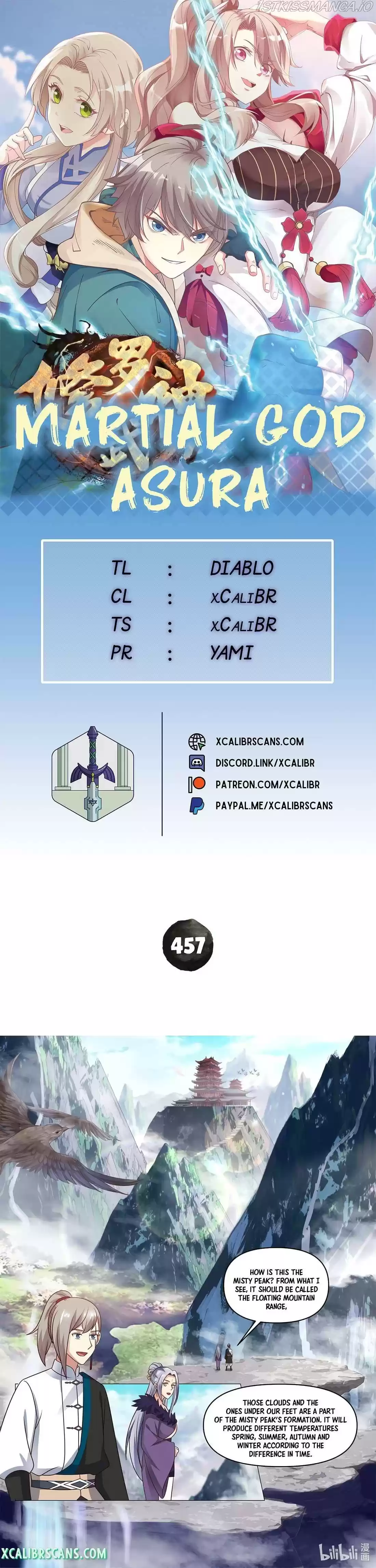 Martial God Asura Chapter 457
