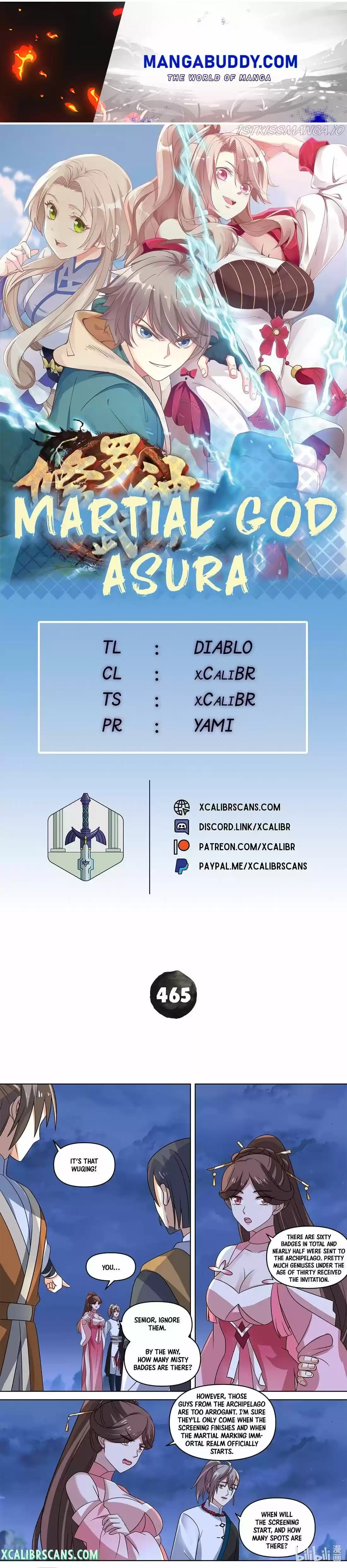 Martial God Asura Chapter 465