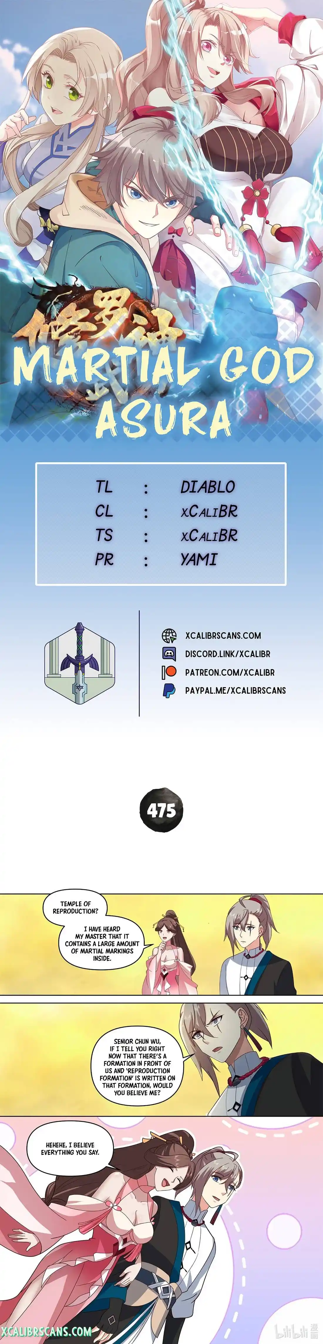 Martial God Asura Chapter 475