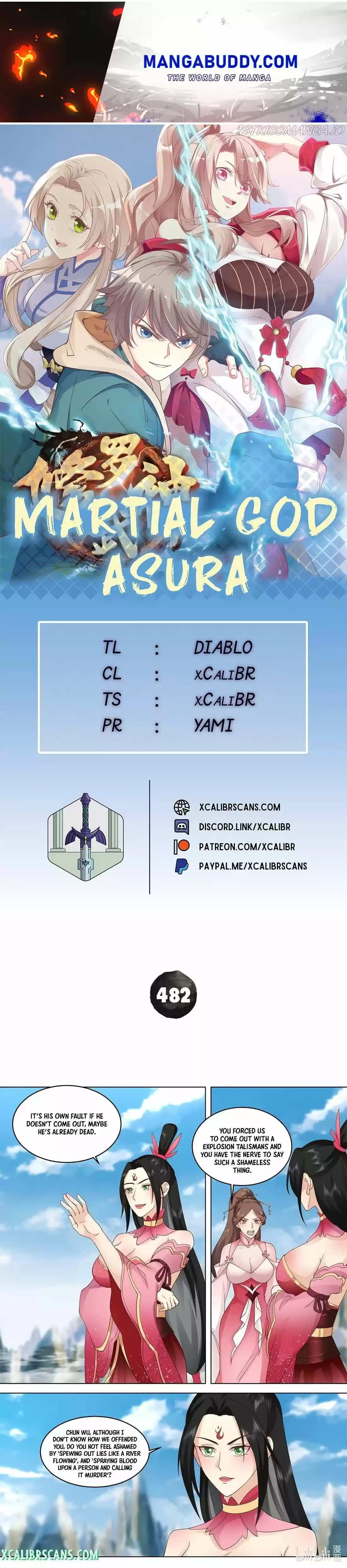 Martial God Asura Chapter 482