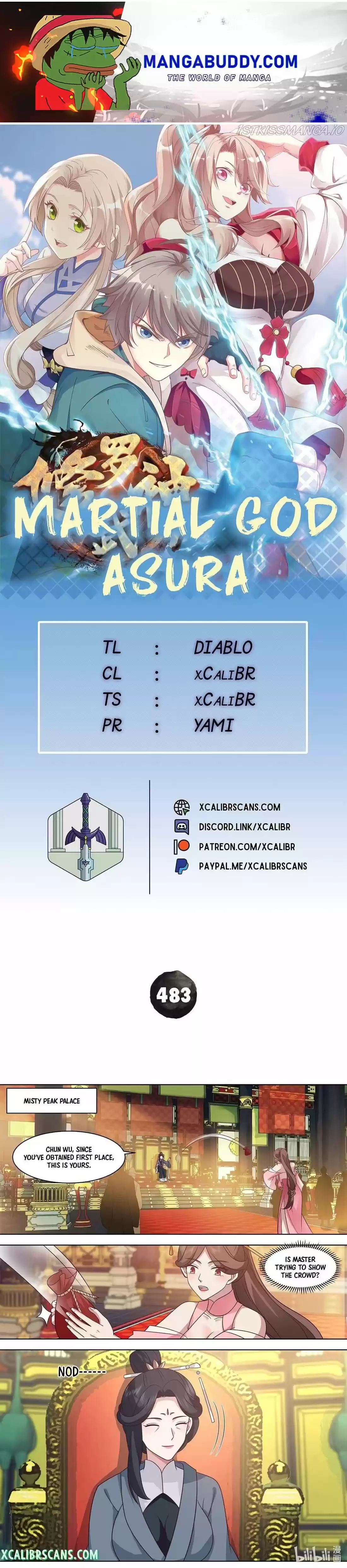 Martial God Asura Chapter 483
