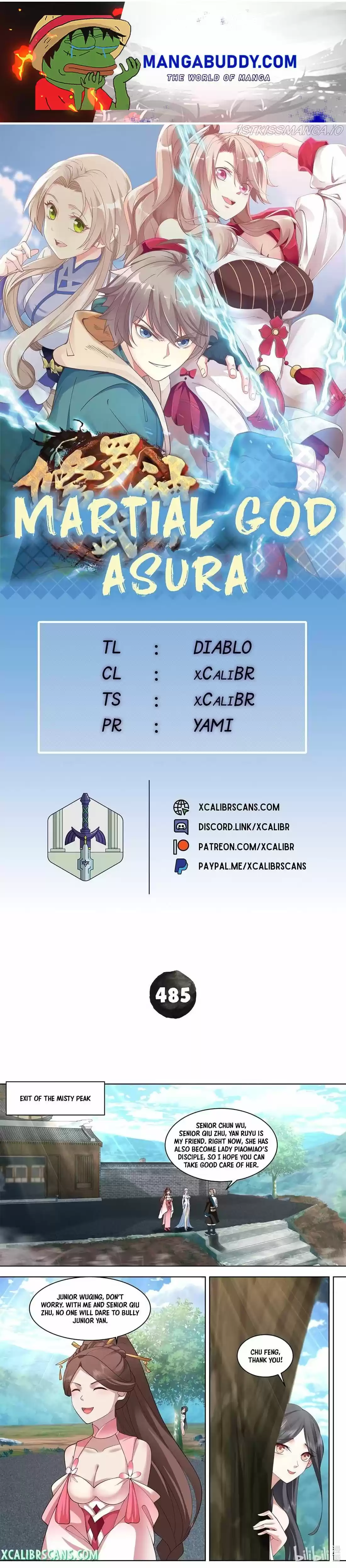 Martial God Asura Chapter 485