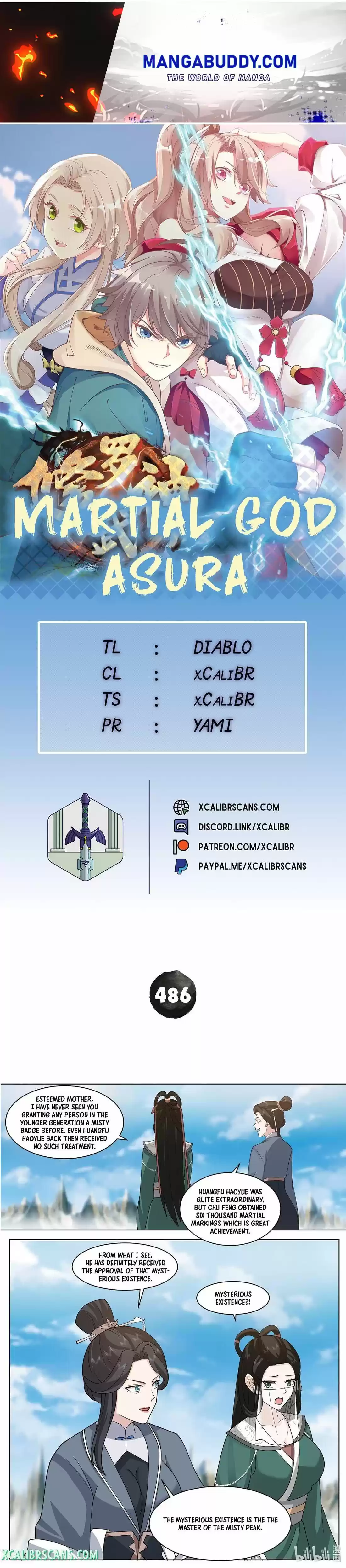 Martial God Asura Chapter 486