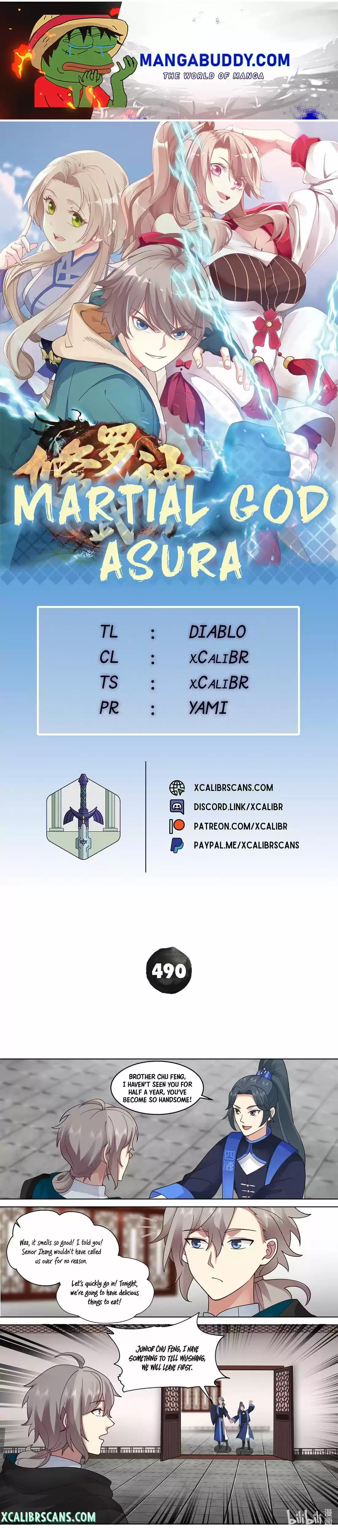 Martial God Asura Chapter 490