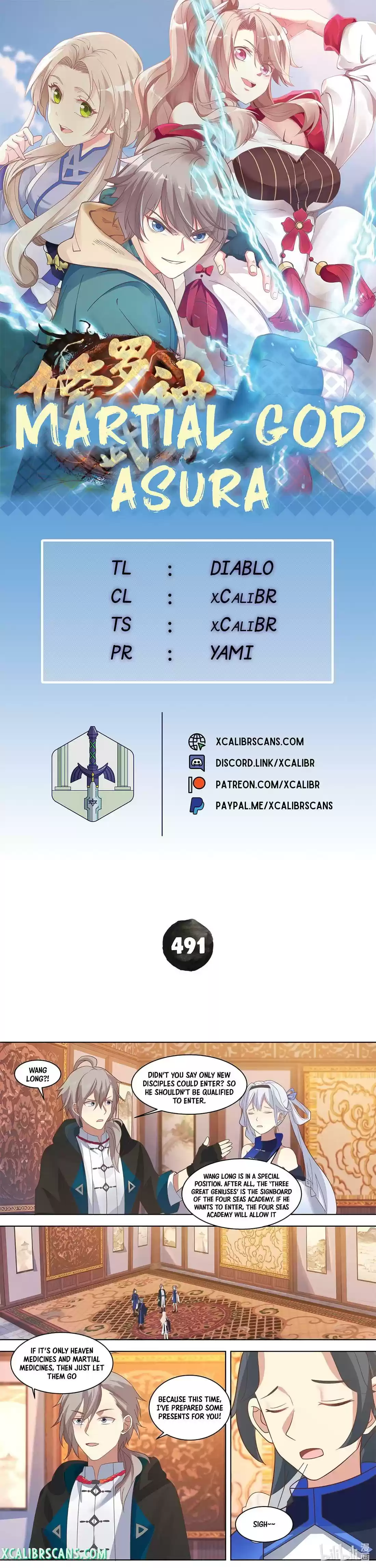 Martial God Asura Chapter 491
