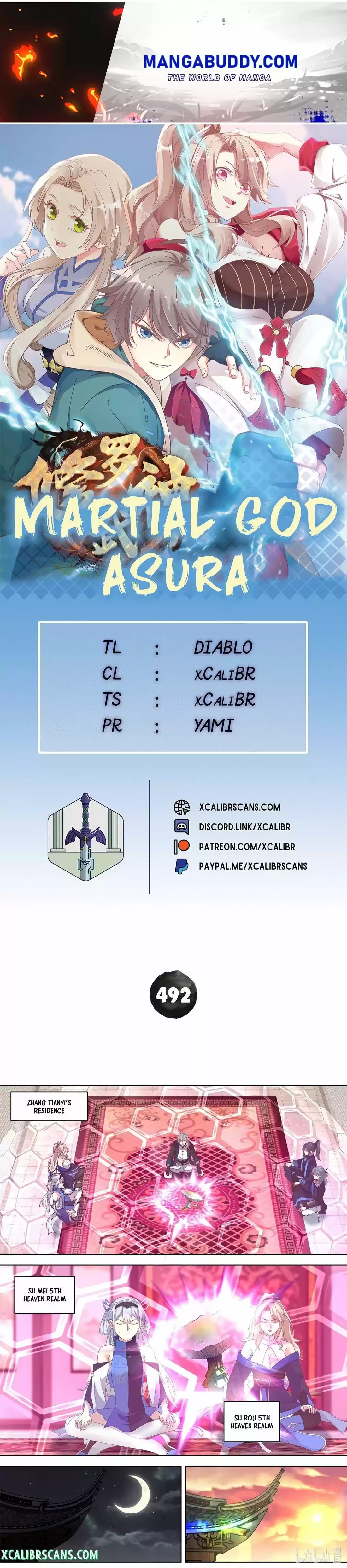 Martial God Asura Chapter 492
