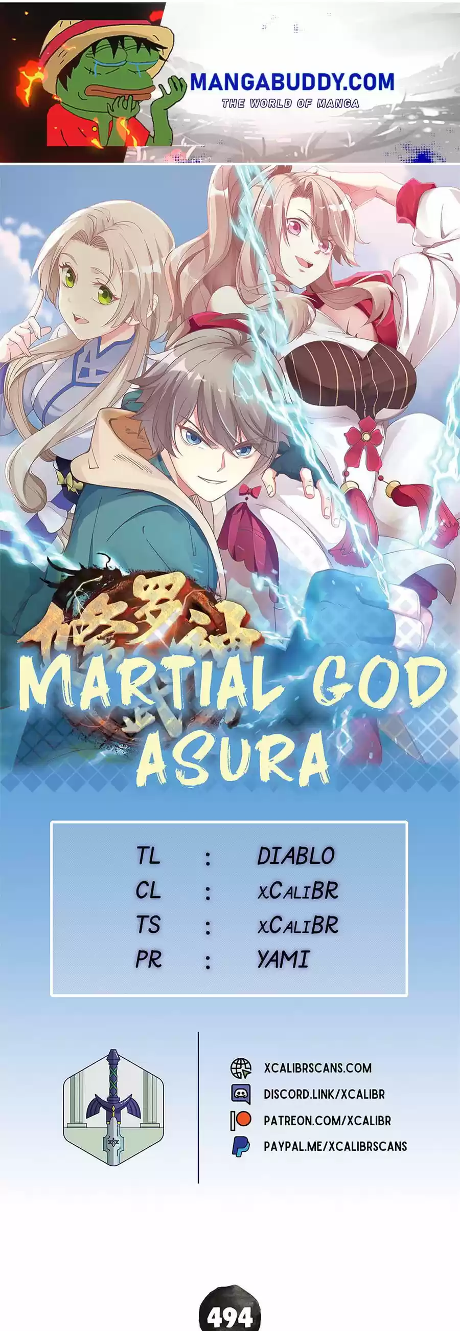 Martial God Asura Chapter 494