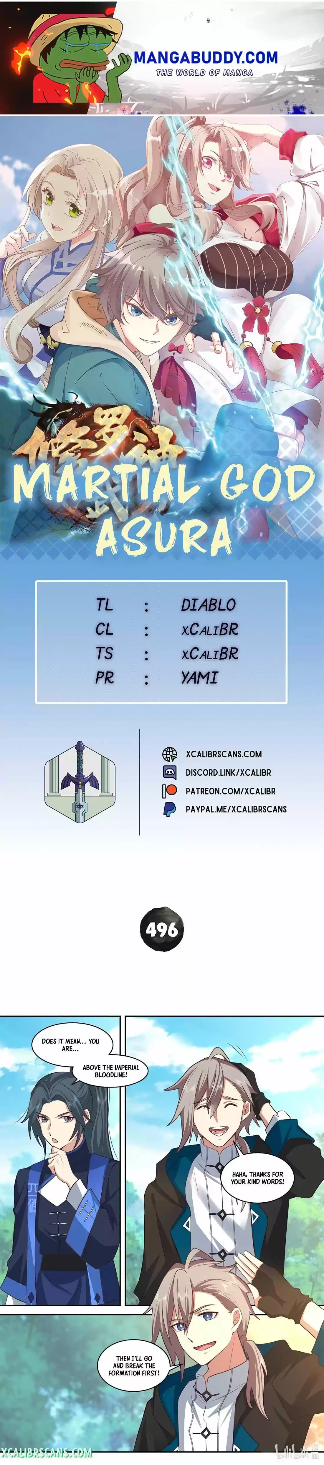Martial God Asura Chapter 496