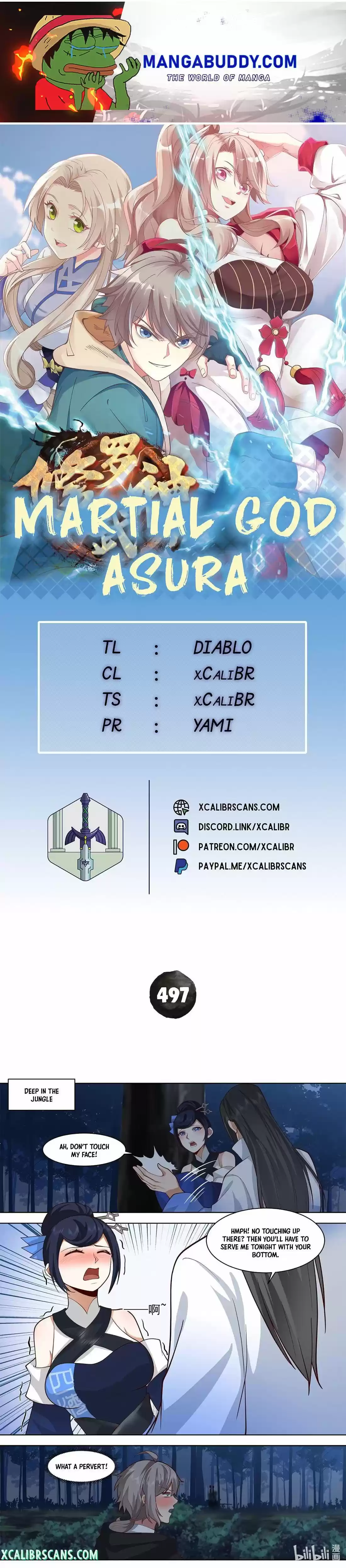 Martial God Asura Chapter 497