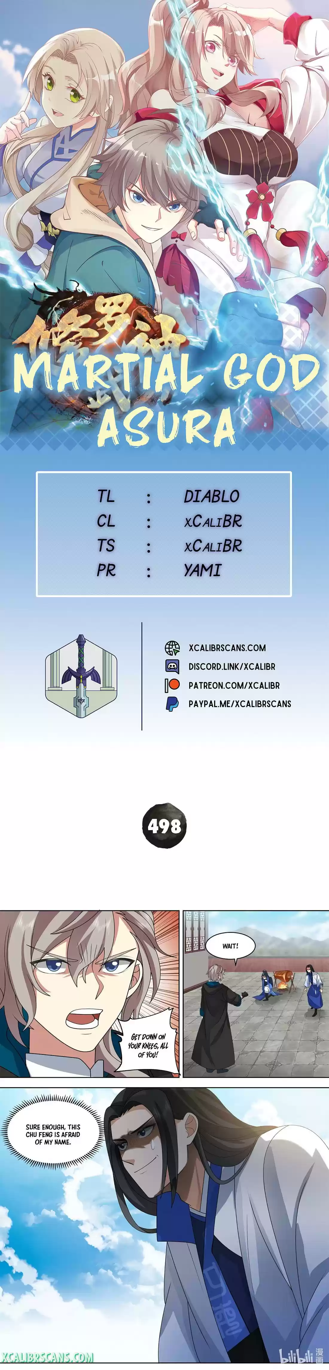 Martial God Asura Chapter 498