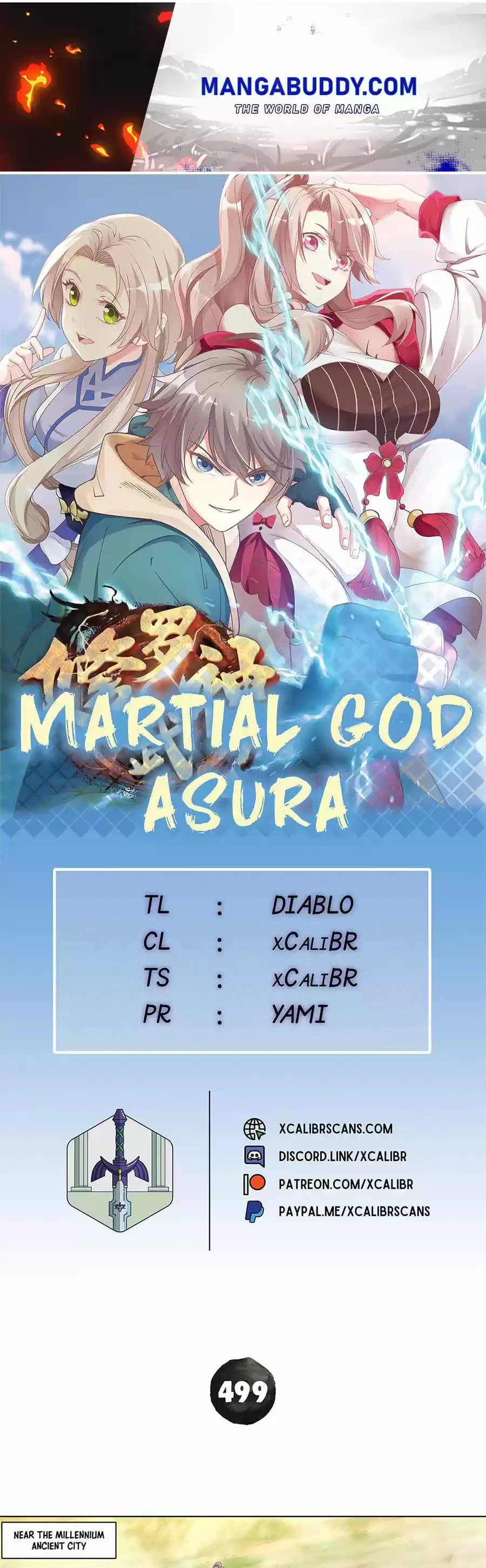 Martial God Asura Chapter 499